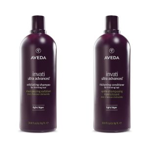Aveda Invati Ultra Advanced Exfoliating Shampoo & Thickening Conditioner Light Duo